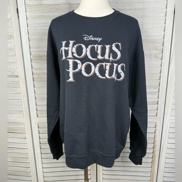 Jerzees Tops - DISNEY Hocus Pocus Crewneck Sweatshirt Black/Multi-Medium